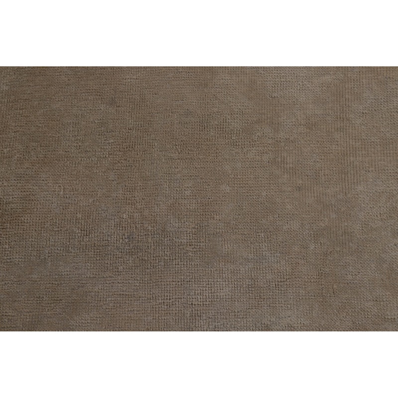 Mashad Persian Square Vintage Area Rug Hand-Knotted Wool Carpet - 9'8" x 9'10"