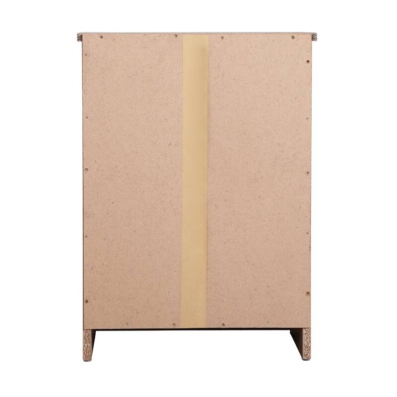 1-Drawer Nightstand with Open Shelf - 24" - Light Brown