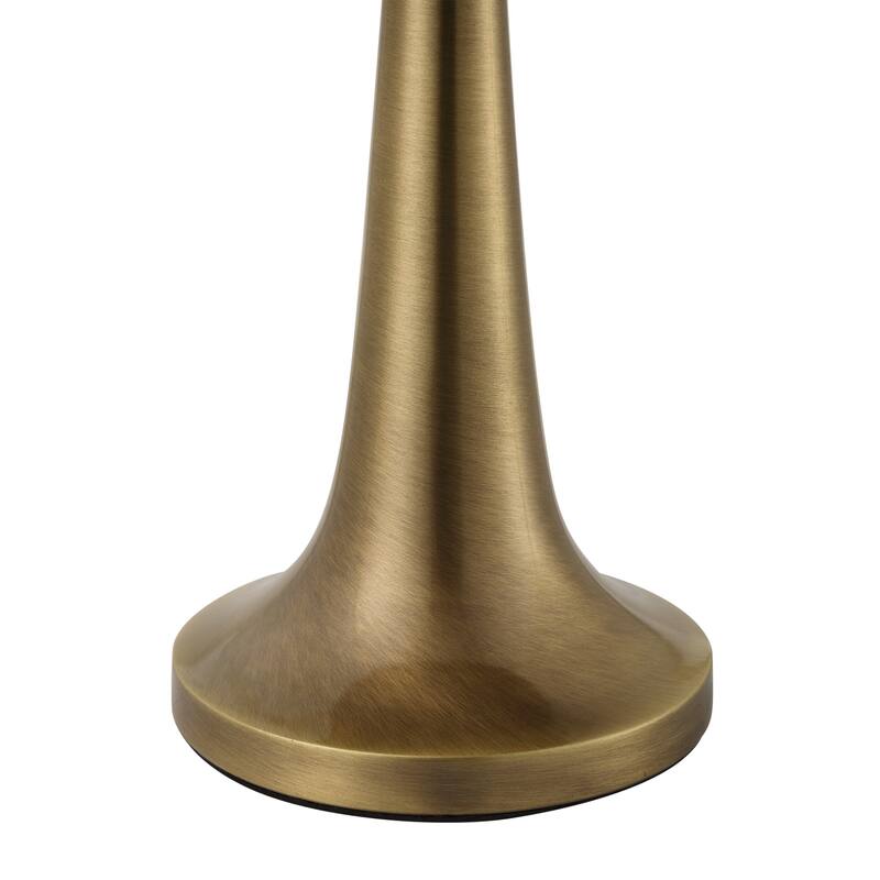 Iron Table Lamp - 15.75" - Antique Brass Finish