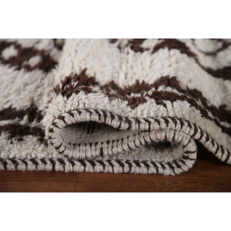 Plush Turkish Anatolian Runner Rug Hand-knotted Wool Carpet - 3'2"x 11'5"