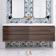 preview thumbnail 21 of 148, Floating Bathroom Vanity with Integrated Resin Top