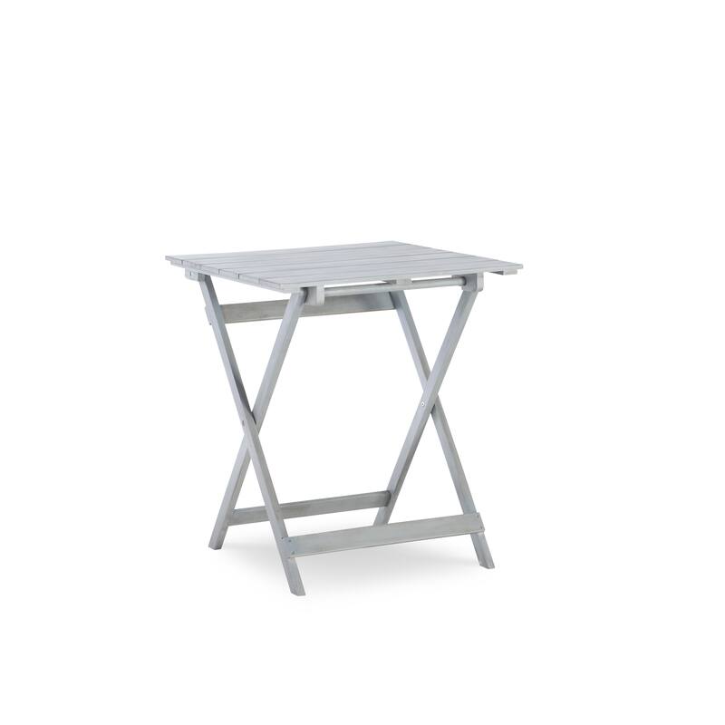 Seacrest Gray Three Piece Square Table Set