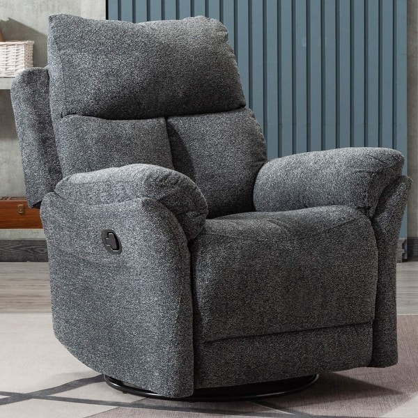 slide 2 of 16, Prelife Fabric Manual Overstuffed Nursery Glider Rocking Chairs Grey