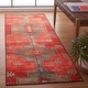 preview thumbnail 4 of 15, SAFAVIEH Tucson Bhagvati Transitional Machine Washable Rug 2'6" x 10' Runner - Rust/Green - Runner