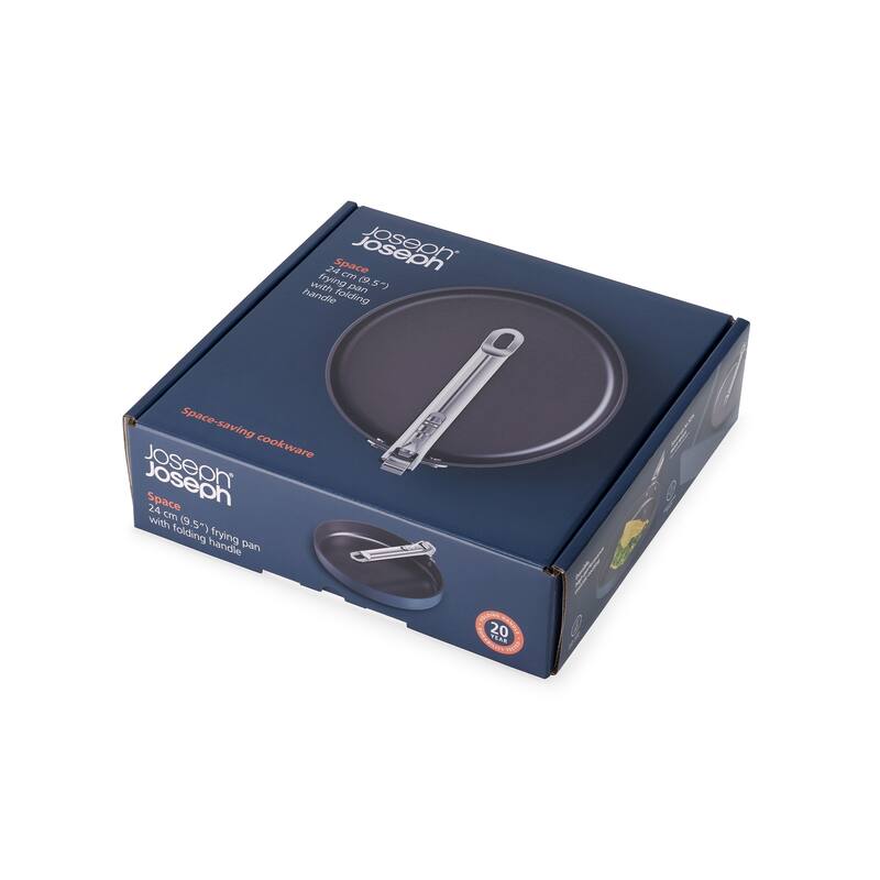 Joseph Joseph Space Ceramic Non-Stick 9.5" Frying Pan with Folding Handle