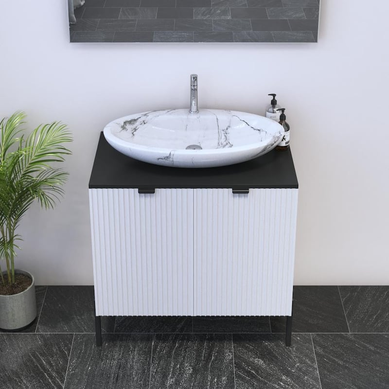 Nicole 2D 80 Floating Bathroom Vanity (32" Width)