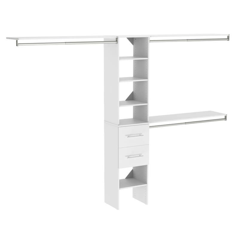 ClosetMaid SuiteSymphony Modern 2-Drawer 16-Inch Tower Closet Organizer