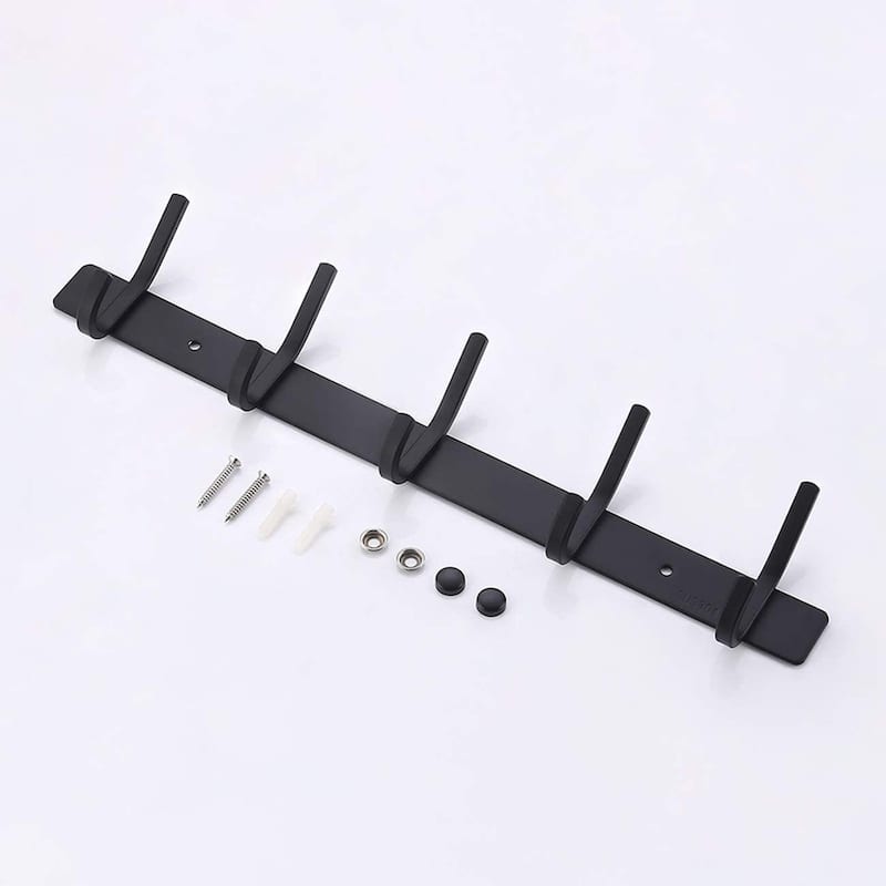 Bathroom Robe and Towel Hook Rack with 5 Hooks