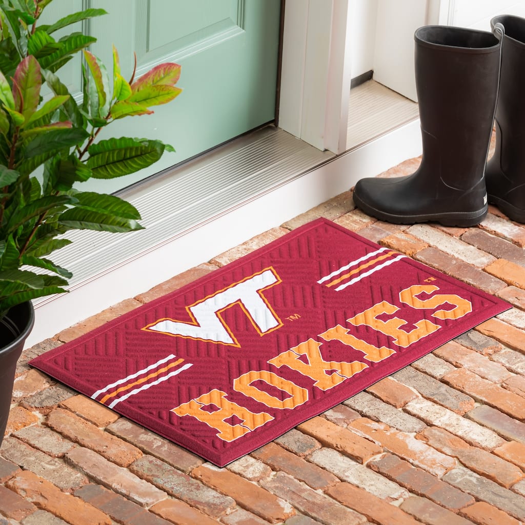 30 in. x 18 in. Embossed Mat, Cross Hatch, Virginia Tech
