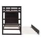 preview thumbnail 12 of 50, Twin Over Twin Wood Bunk Bed with Trundle and Staircase