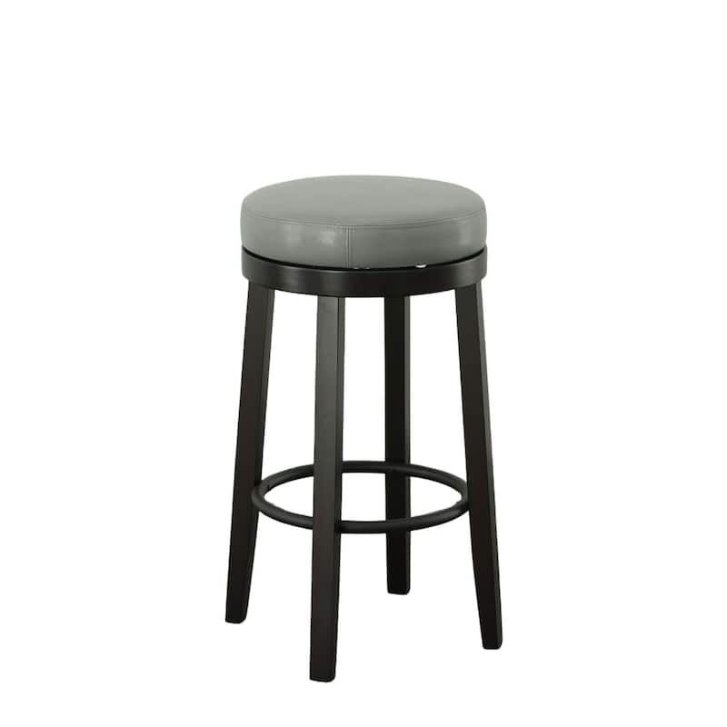 Barstools with Swivel Seat - 30" - Gray and Brown - Set of 2
