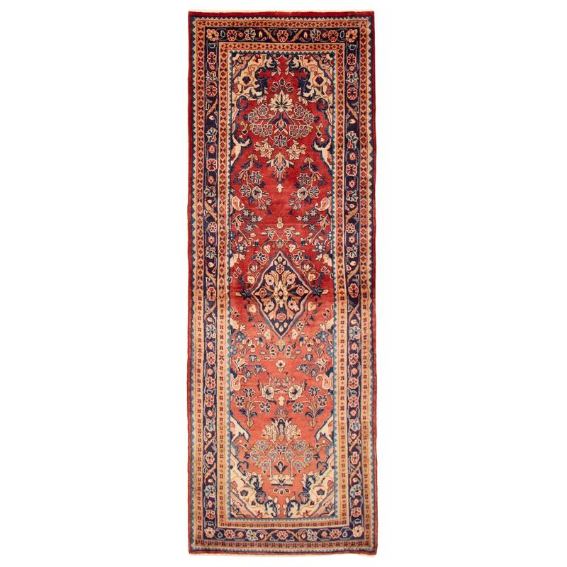 ECARPETGALLERY Hand-knotted Kayseri Vintage Copper Wool Rug - 3'6 x 10'6 - Copper - 3'6 x 10'6