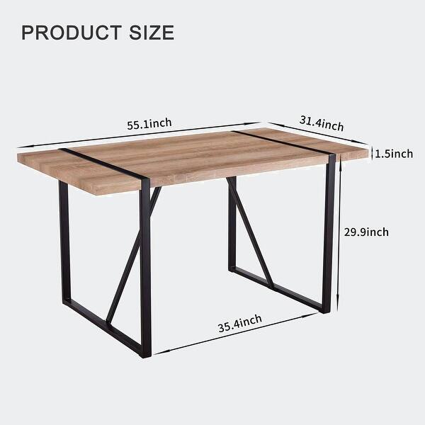 Rectangular Wood Dining Table - Bed Bath & Beyond - 37284540