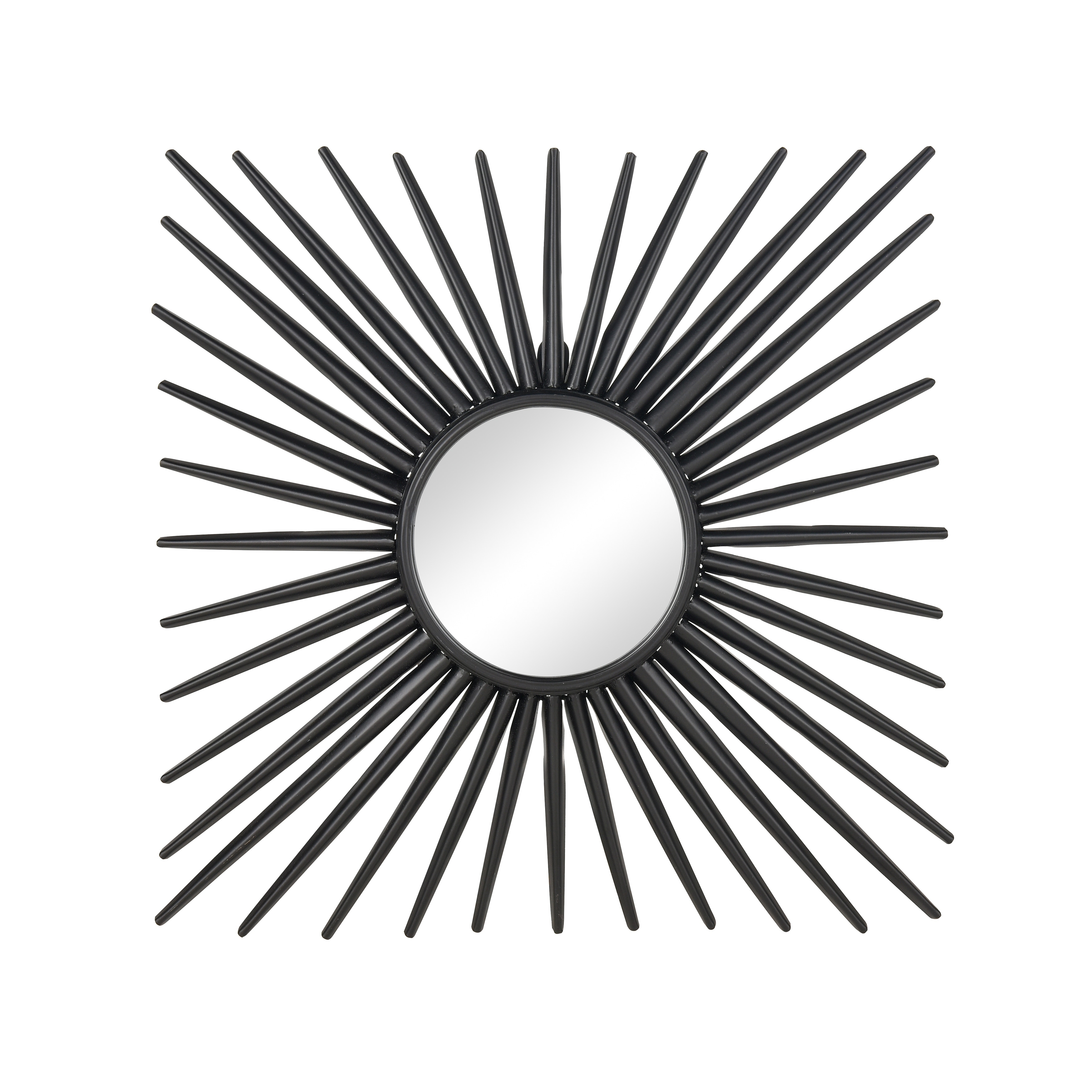 Atlas Burst Sunburst-Style Mirror - 16 inch High