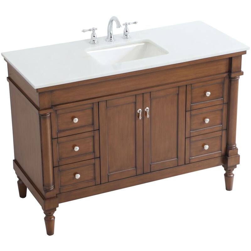 Elegant Lighting VF13048-VW Lexington 48" Free Standing Single Basin