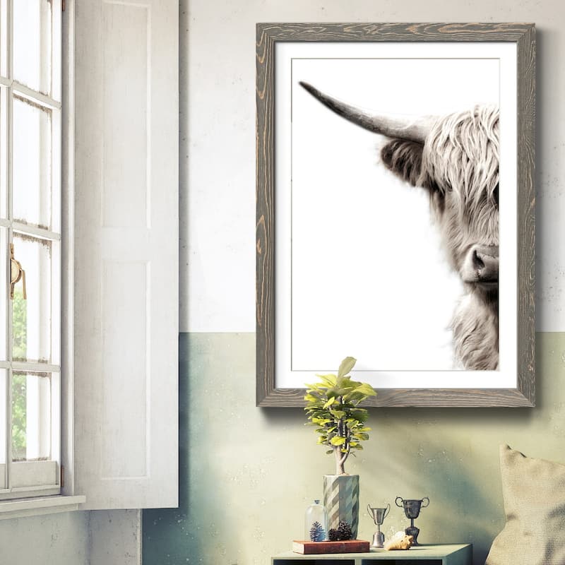 Highland Cattle-Premium Framed Print - Ready to Hang