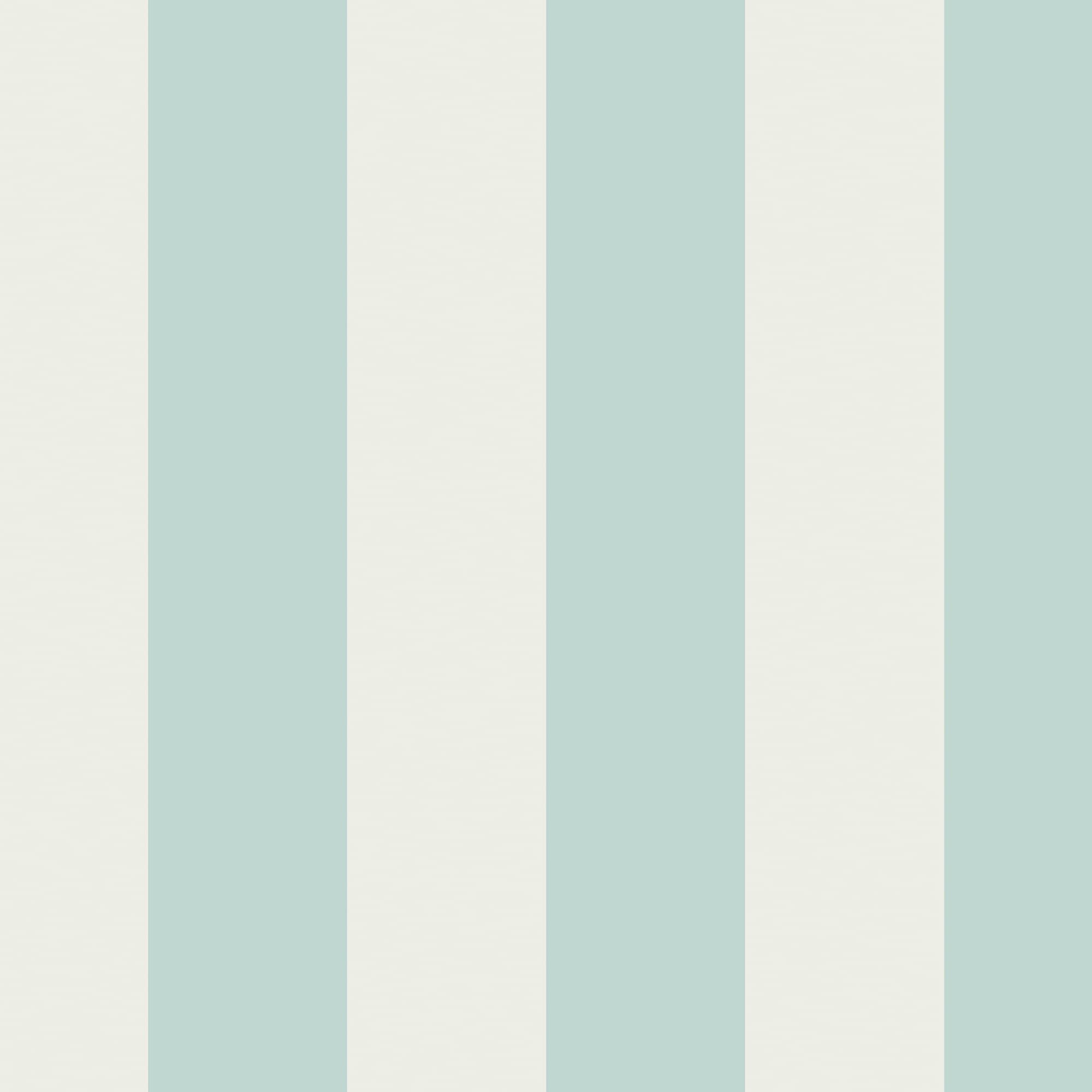 Cath Kidston Canopy Stripe Blue Wallpaper - N/A