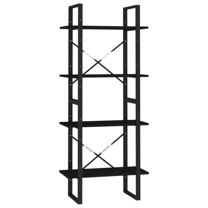 vidaXL Bookshelf Book Cabinet Shelving Unit for Living Room Engineered Wood