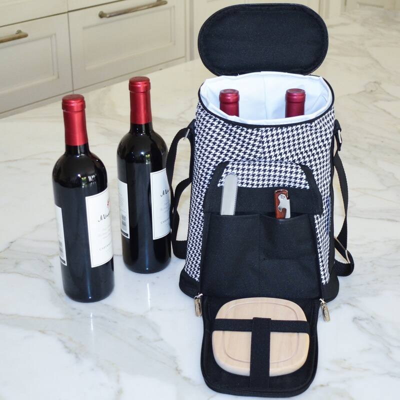 Picnic at Ascot Insulated 2-Bottle Wine & Cheese Set