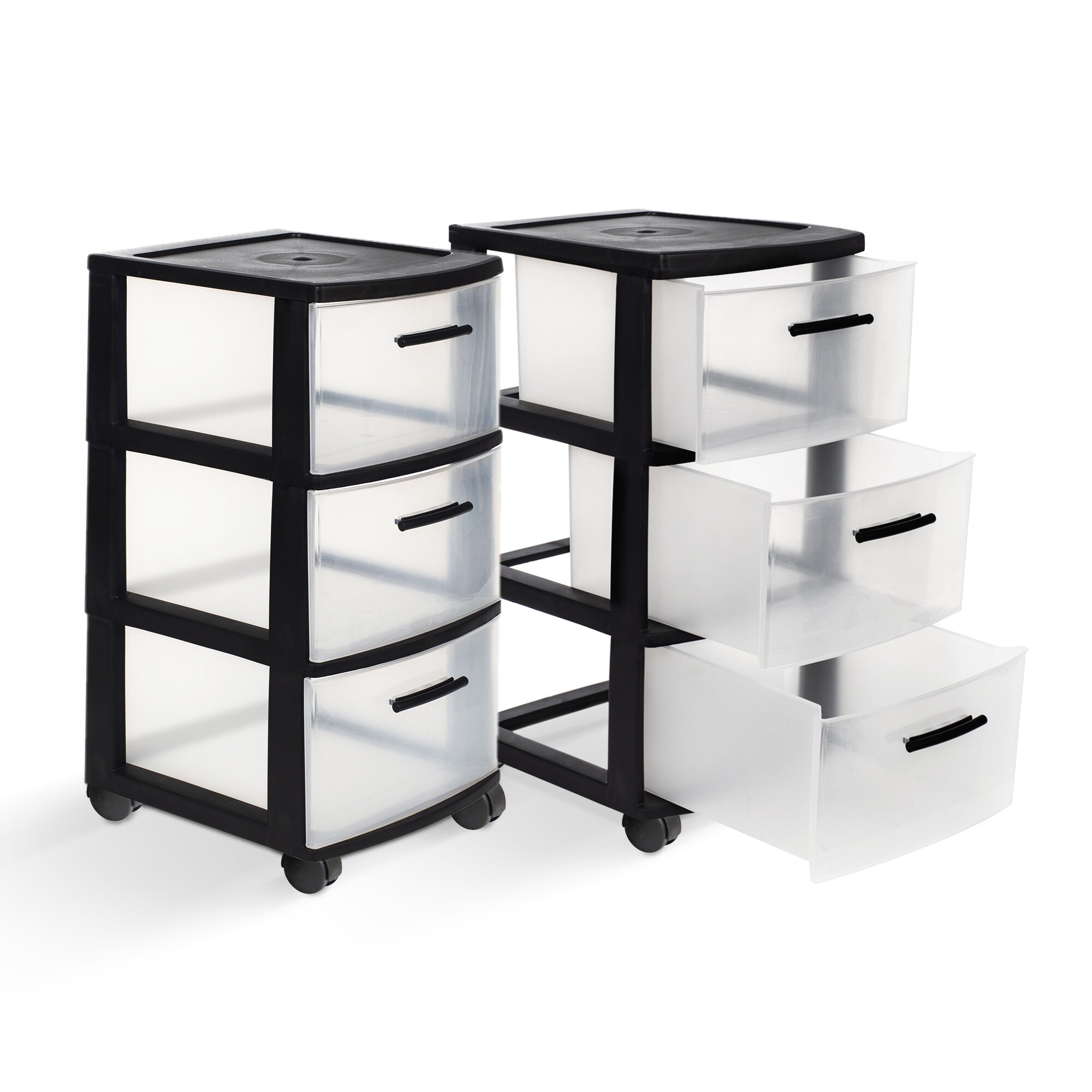 3 drawer online plastic storage