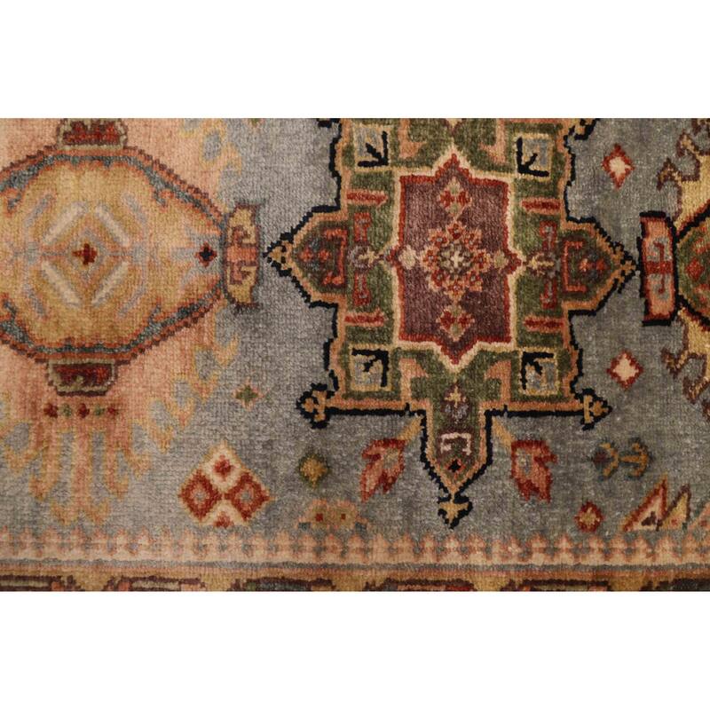 ECARPETGALLERY Hand-knotted Jules Sultane Light Blue Wool Rug - 7'11 x 9'11