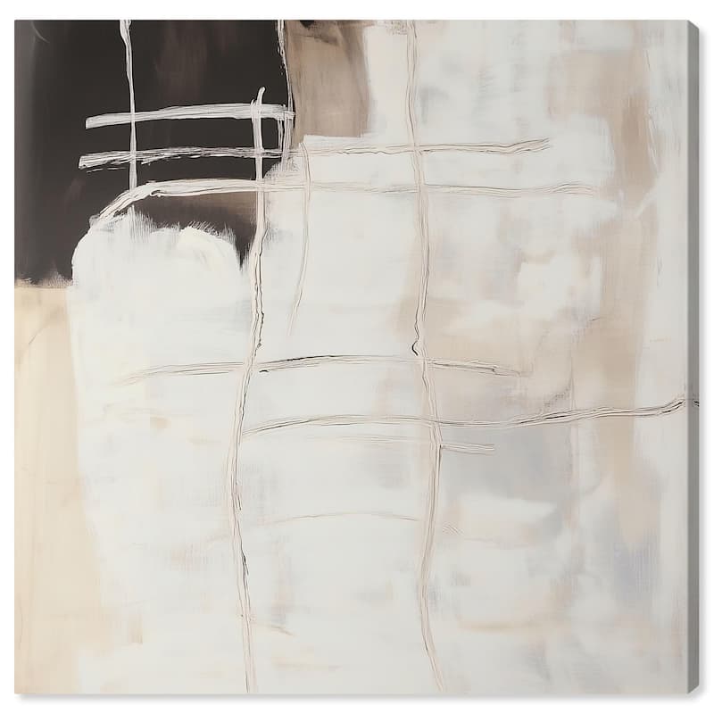Gestural Glyphs II Canvas by Art Remedy, Gallery Wrapped - 24" x 24"