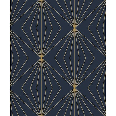 Seabrook Designs Diamond Vector Non-Woven Unpasted Wallpaper