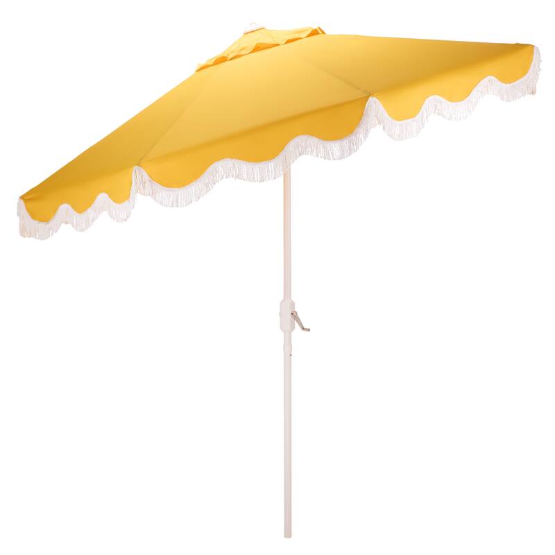 SAFAVIEH Outdoor Living Torsa 9ft Crank Umbrella