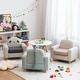preview thumbnail 1 of 6, Kids Sofa Toddler Chair Child Armchair w Wood Frame Thick Cushion