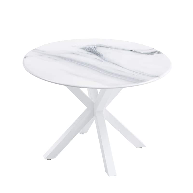 42.1" Mid-century Dining Table for 4-6 people for kitchen