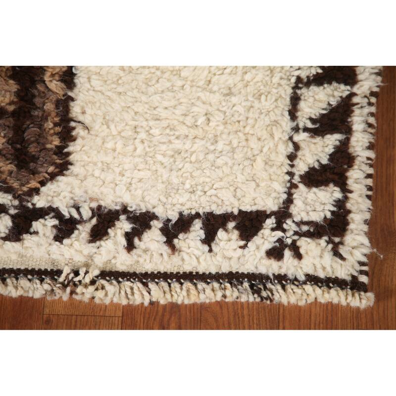 Anatolian Oriental Runner Rug Hand-knotted Natural Dye Wool Carpet - 3'7"x 11'2"