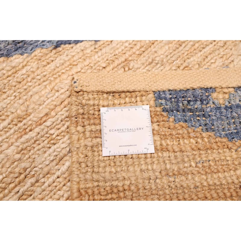 ECARPETGALLERY Braided Weave Palas Denizli Tan Cotton, Jute Rug - 5'3 x 8'2