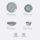 preview thumbnail 41 of 59, Gibson Home Stonebury 16 Piece Plates and Bowls - Handpainted Stoneware Dinnerware Set - Service for 4