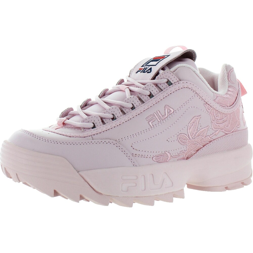 fila disruptor pink flowers