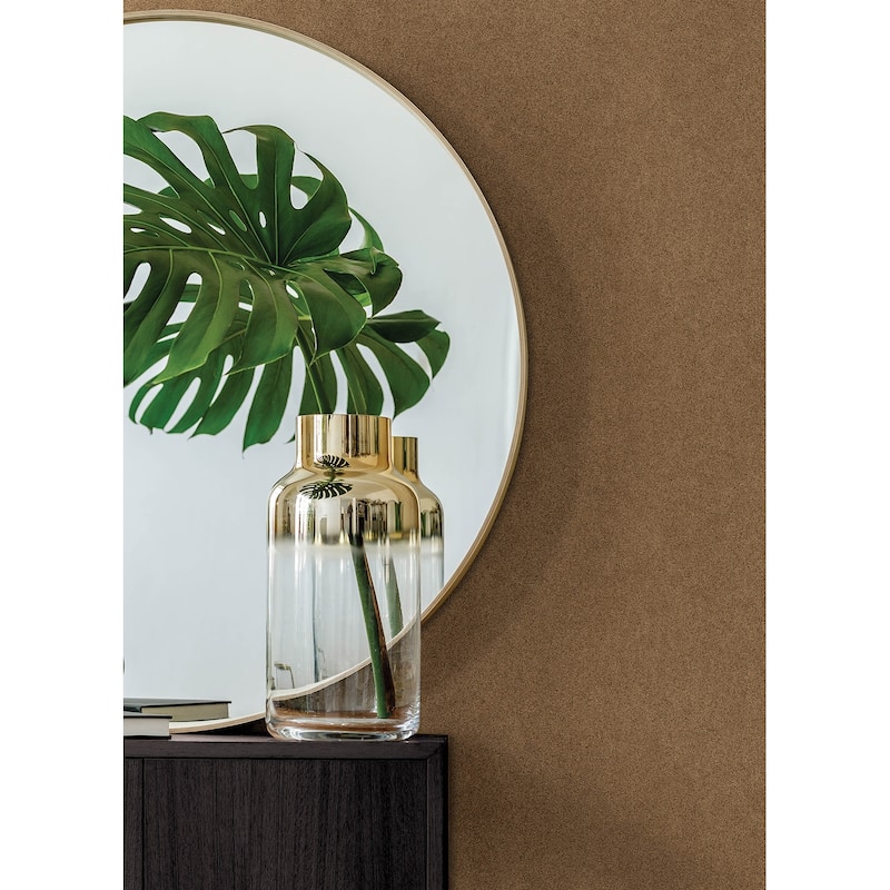 RuSuede Khaki Peel and Stick Wallpaper