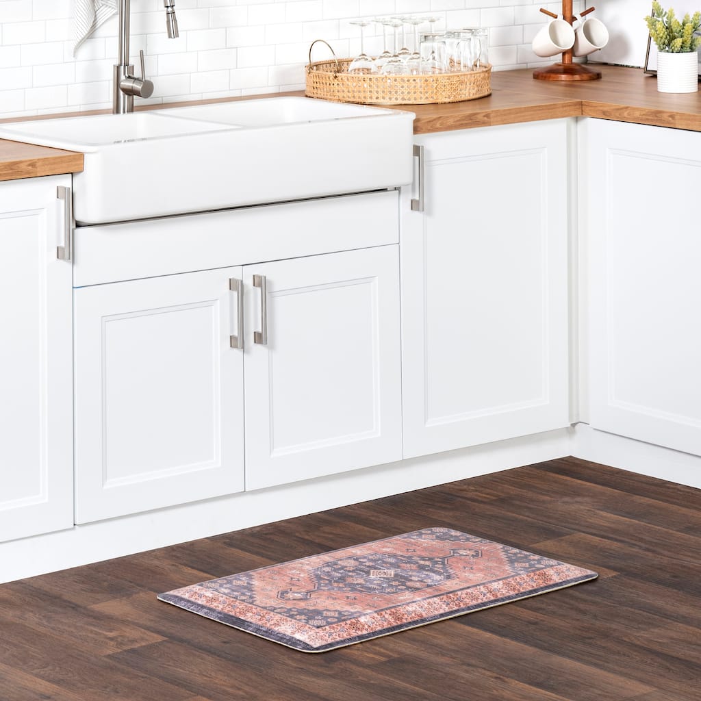 Nuloom Vintage Persian Kitchen or Laundry Comfort Mat