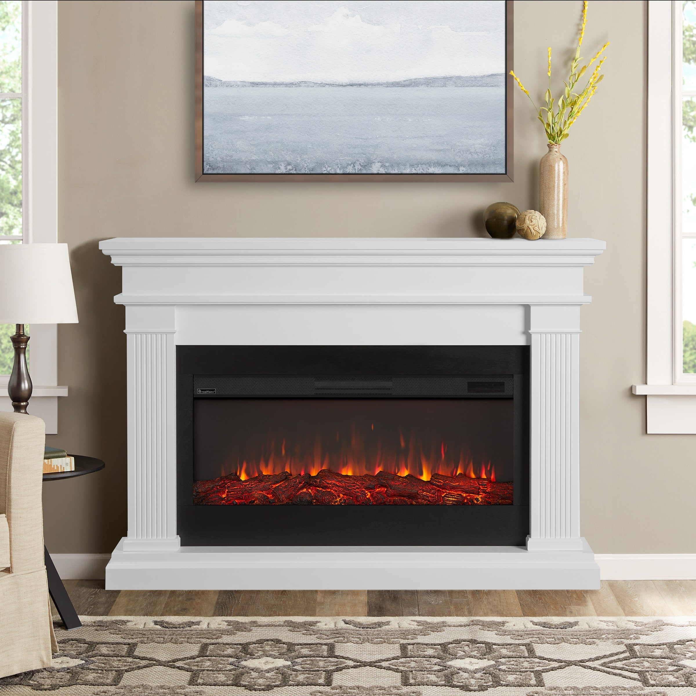 Real Flame Beau Electric Landscape Fireplace 58.5"