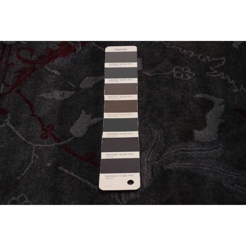 ECARPETGALLERY Hand-knotted Vibrance Grey Wool Rug - 9'0 x 12'0