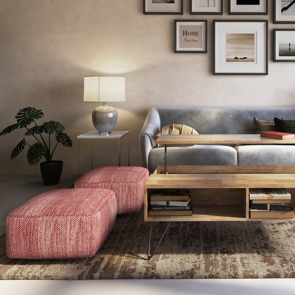 WYNDENHALL Terri Square Pouf