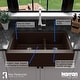preview thumbnail 59 of 60, Karran Farmhouse/Apron-Front Quartz Double Bowl Kitchen Sink Kit