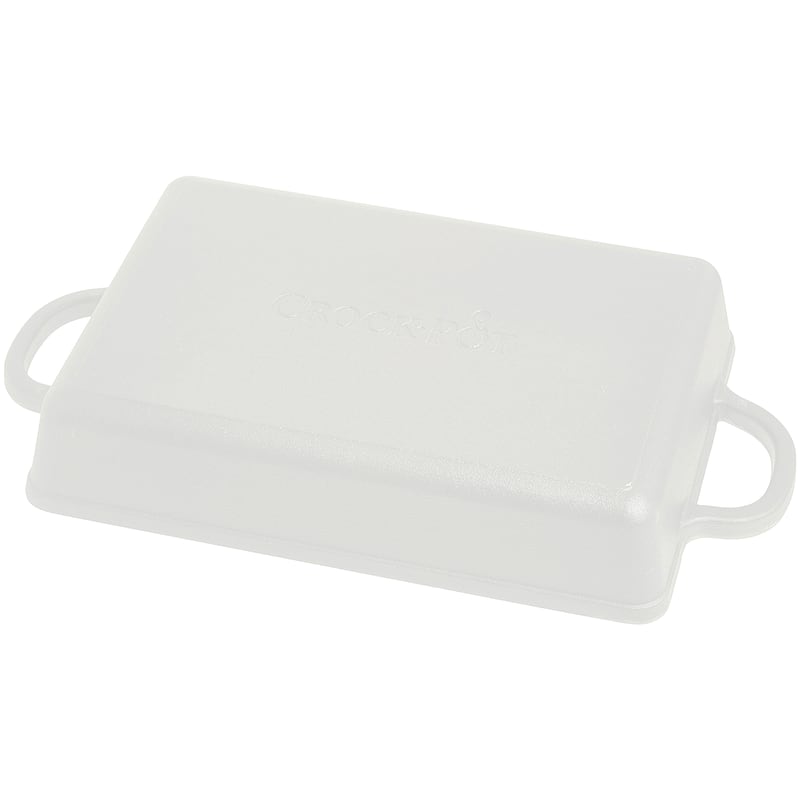 Crock-Pot Artisan 13 Inch Enameled Cast Iron Lasanga Pan in Linen