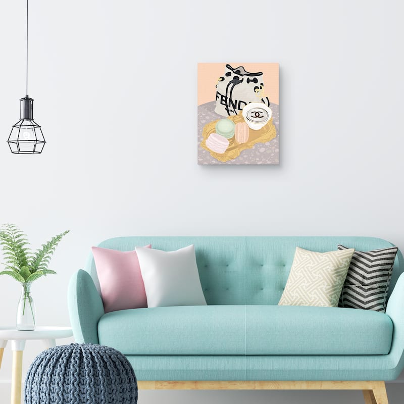 Fashion Cafe Canvas Art Print