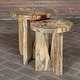 preview thumbnail 9 of 9, Uttermost Nadette Set of (2) Modern Rustic End Nesting Tables