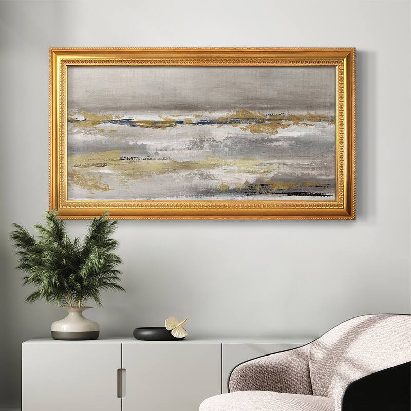 Golden Fog Premium Framed Canvas- Ready to Hang