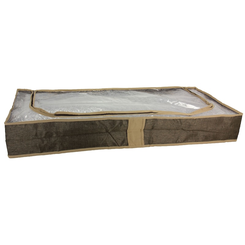 Household Essentials Underbed Storage Bag - N/A - Brown