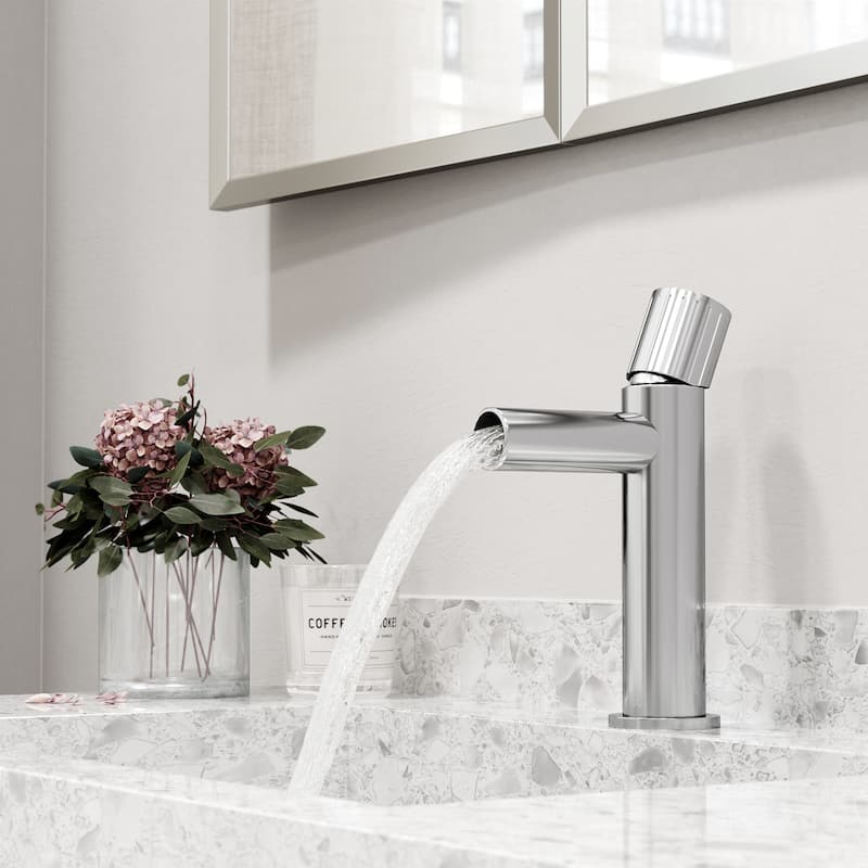 VIGO Ashford 8" H Single Handle Single Hole Bathroom Faucet