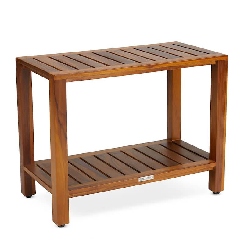 TeakCraft The ESKE, Teak Shower Bench 24 Inch