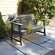preview thumbnail 17 of 27, Highwood Weatherly Eco-Friendly 4-foot Garden Bench - N/A