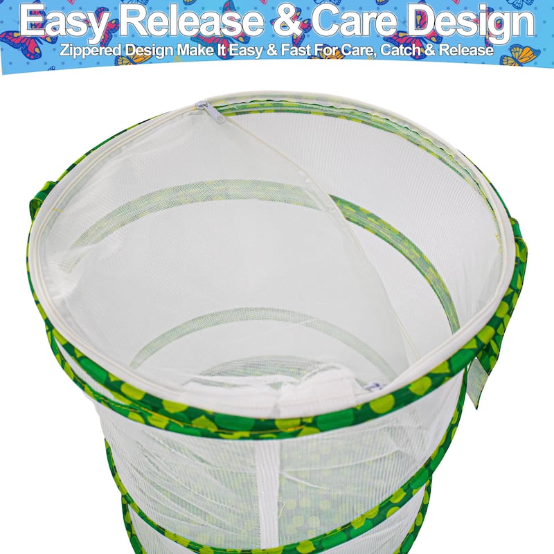Butterfly Growing Garden Habitat Kit - Large Butterfly Garden and Caterpillar Growing Enclosure for Kids