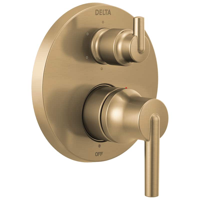 Delta Trinsic 14 Series Pressure Balanced Valve Trim with Integrated 6 - Champagne Bronze